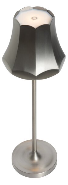 Zestaw 2 lamp stołowych retro gunmetalowych ładowanych akumulatorowo IP44 - Granny