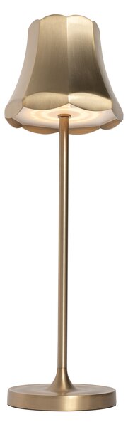 Zestaw 2 lamp stołowych retro w kolorze różowego złota, ładowane USB, IP44 - Granny