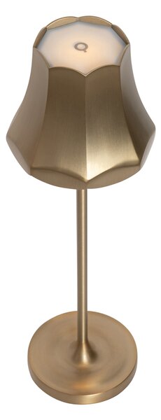 Zestaw 2 lamp stołowych retro w kolorze różowego złota, ładowane USB, IP44 - Granny