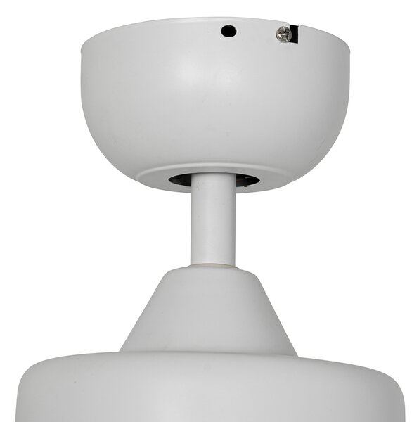 Wentylator sufitowy biały 86,7 cm z LED z możliwością ściemniania z pilotem - Yuki