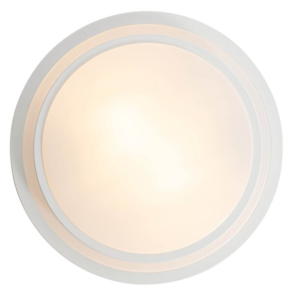 Nowoczesna lampa sufitowa biała 35 cm 2-punktowa IP44 - Walden