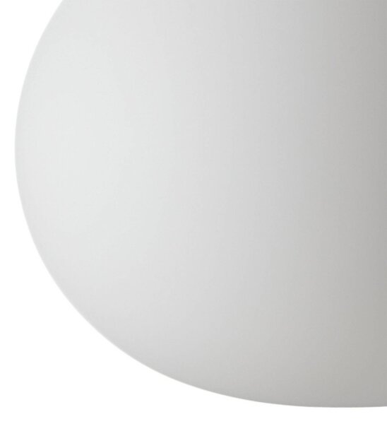 FLOS Lampa sufitowa designerska MINI, możliwość ściemniania, biały / opal, salon / jadalnia, szkło, design