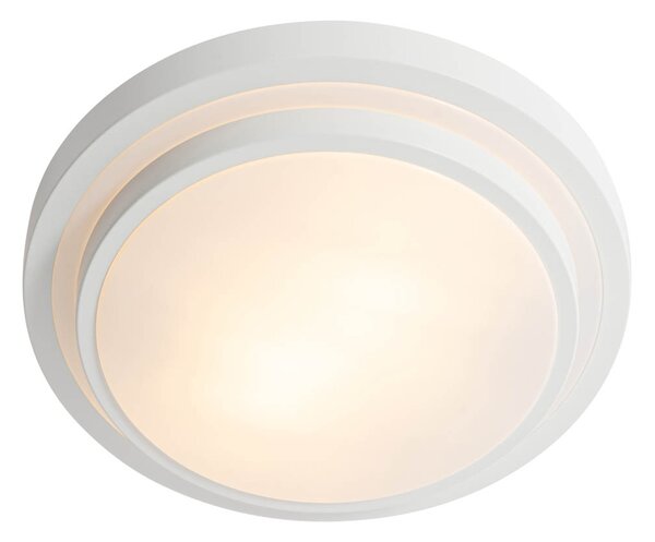 Nowoczesna lampa sufitowa biała 35 cm 2-punktowa IP44 - Walden