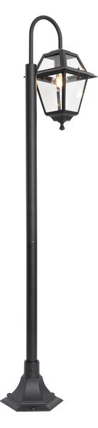 Klasyczna lampa zewnętrzna czarna 135 cm IP44 - Berta