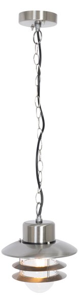 Industrialna lampa wisząca stal IP44 - Shell