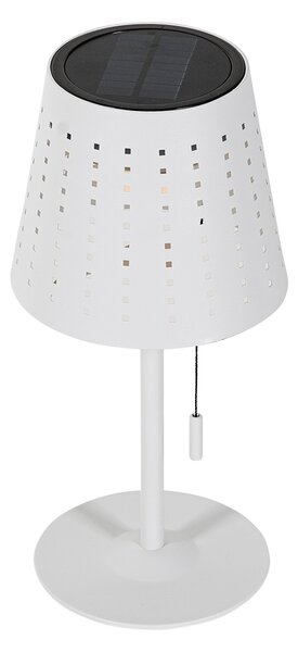 Zestaw 2 lamp stołowych białych w tym LED 3-stopniowy ściemniacz ładowanie i energia słoneczna - Ferre