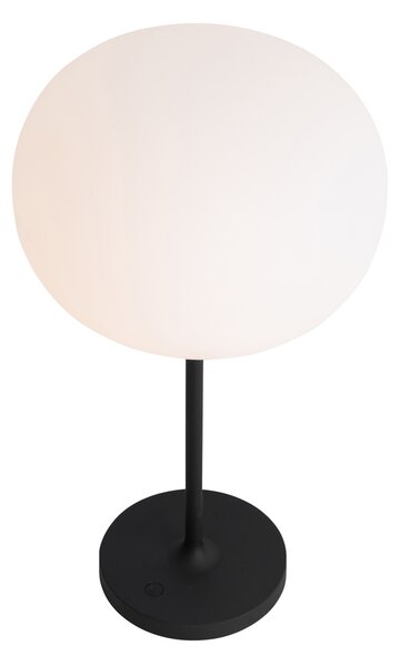 Nowoczesna lampa stołowa biała z akumulatorem - Maloi