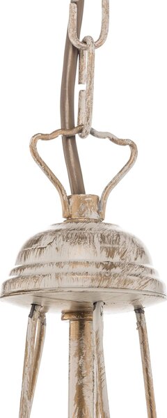 Żyrandol Malbo HELAM, możliwość ściemniania, biały / opal, salon / jadalnia, metal