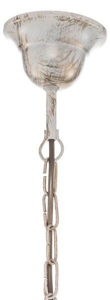 Żyrandol Malbo HELAM, możliwość ściemniania, biały / opal, salon / jadalnia, metal