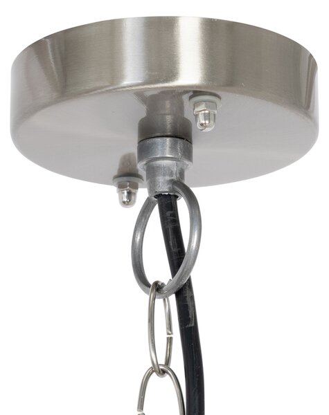 Industrialna lampa wisząca stal IP44 - Shell