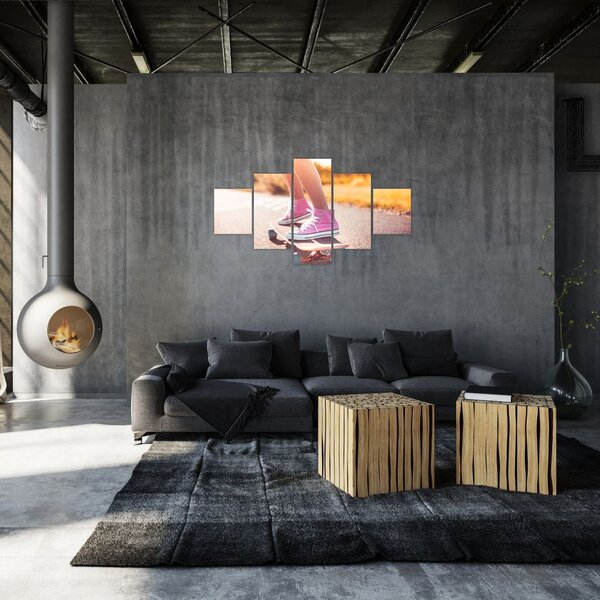 Obraz deskorolki (125x70 cm)