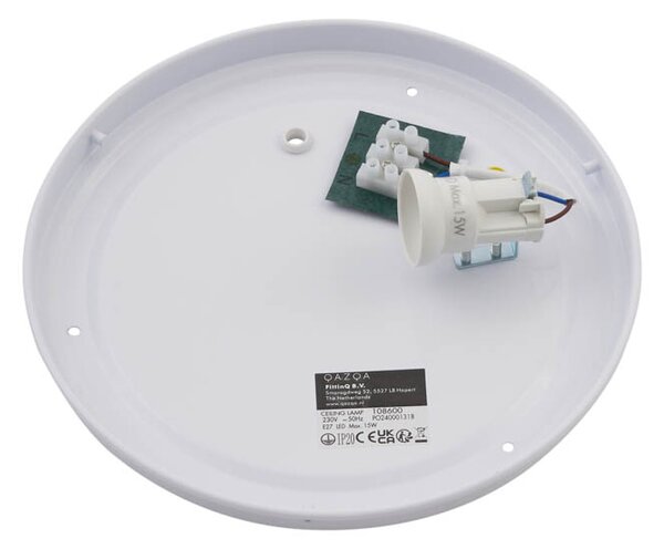 Orientalna lampa sufitowa z rattanu z czarnym wykończeniem 30cm - Tremmo