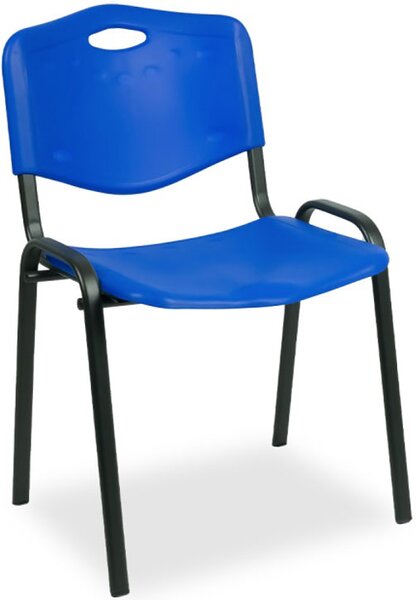 Niebieskie krzesło sztaplowane do sali konferencyjnej - Brio
