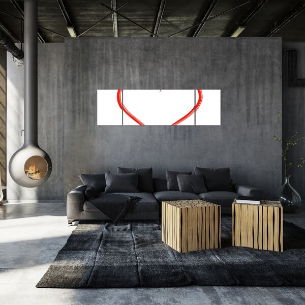 Obraz serca (170x50 cm)