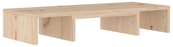 Regulowana półka na biurko z drewna sosnowego W8-S69