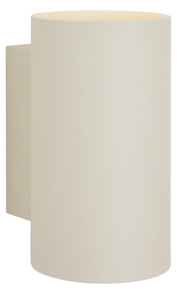 Nowoczesna lampa ścienna beżowa GU10 50 mm okrągła 2-punktowa - Sandy