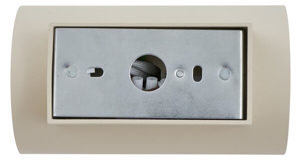 Nowoczesna lampa ścienna beżowa GU10 50 mm okrągła 2-punktowa - Sandy