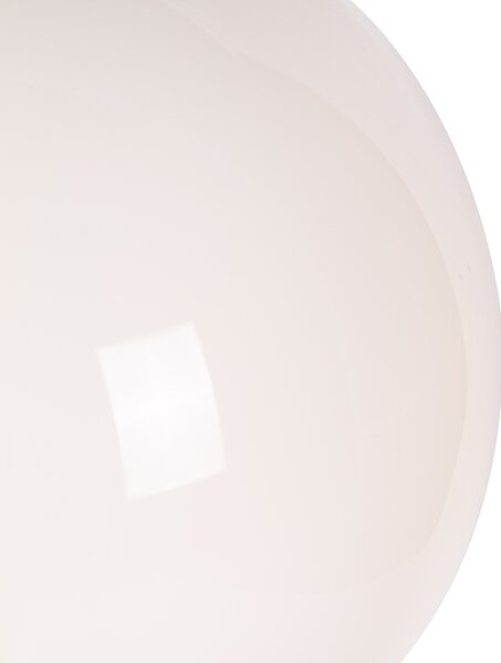 Inteligentna skandynawska lampa wisząca złota z opalowym szkłem 50 cm z WiFi A60 - Ball 50