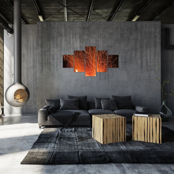 Obraz ognia (125x70 cm)