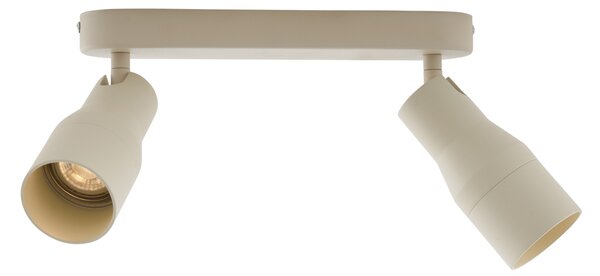 Okrągły plafon sufitowy beżowy GU10 50mm 2-punktowy - Stanley