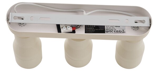 Okrągły reflektor sufitowy beżowy GU10 50 mm 3-punktowy - Stanley