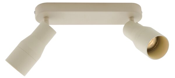 Okrągły plafon sufitowy beżowy GU10 50mm 2-punktowy - Stanley