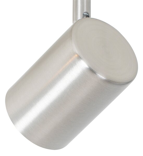 Nowoczesna lampa sufitowa stalowa 2-punktowa regulowana - Jeana