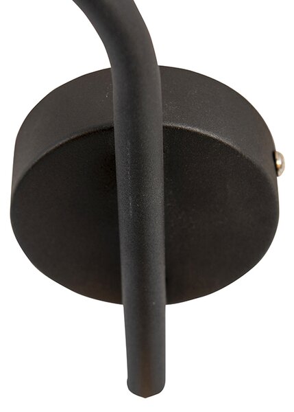 Nowoczesna lampa sufitowa czarna 3-światłowa - Lofty