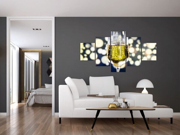Obraz szampana (125x70 cm)