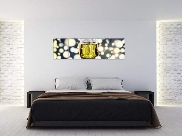 Obraz szampana (170x50 cm)