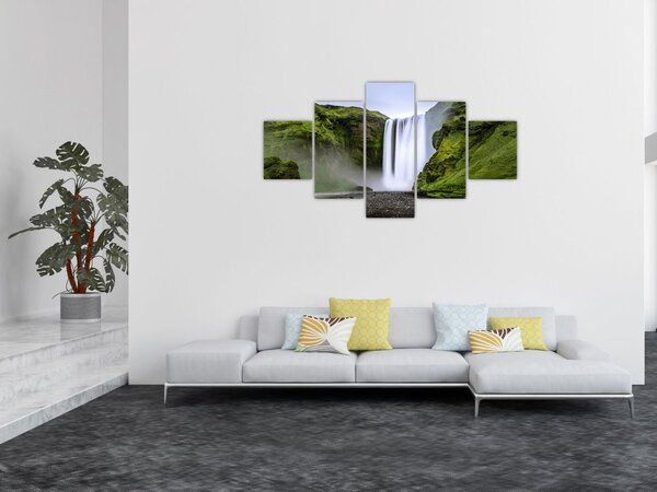 Obraz wodospadów (125x70 cm)