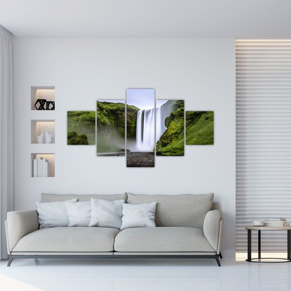Obraz wodospadów (125x70 cm)