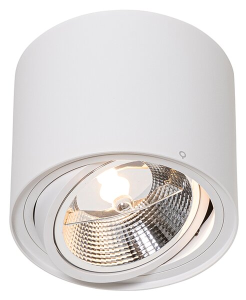 Inteligentny reflektor sufitowy biały, obrotowy i uchylny z Wi-Fi GU10 111 mm – Rondoo Up