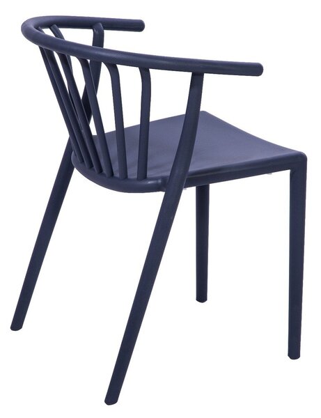 Niebieskie krzesło ogrodowe Bonami Essentials Capri