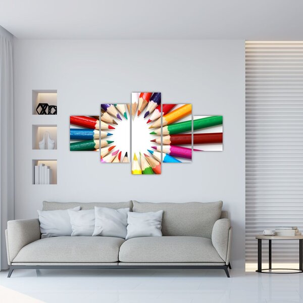 Obraz kredek (125x70 cm)
