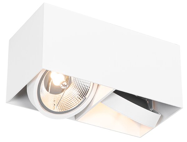 Inteligentny reflektor biały prostokątny 2-punktowy z 2 Wifi GU10 111mm - Box