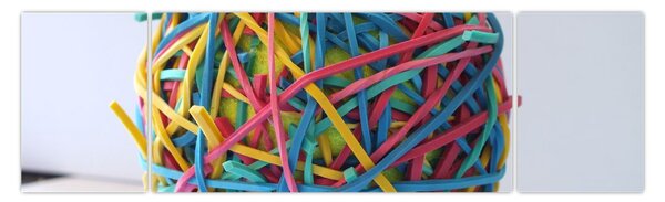 Obraz gumek (170x50 cm)