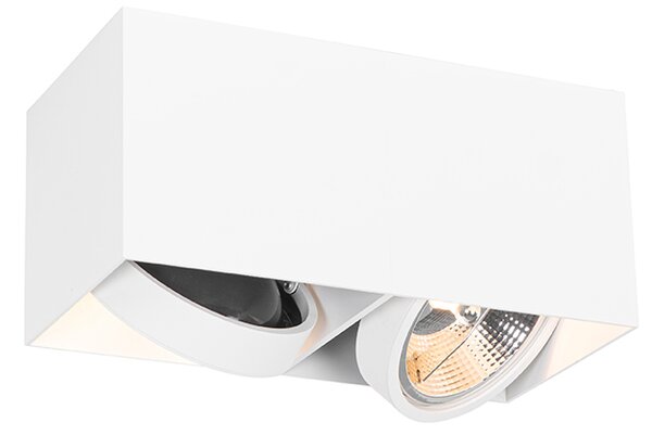 Inteligentny reflektor biały prostokątny 2-punktowy z 2 Wifi GU10 111mm - Box