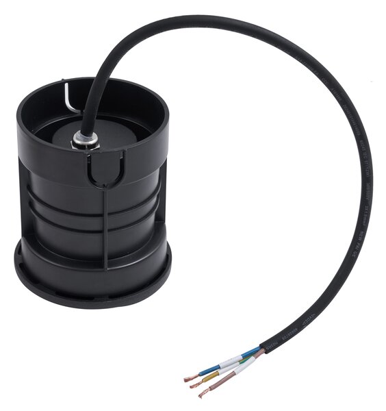 Nowoczesny reflektor gruntowy czarny GU10 50mm efekt 4-punktowy IP65 - Cellar