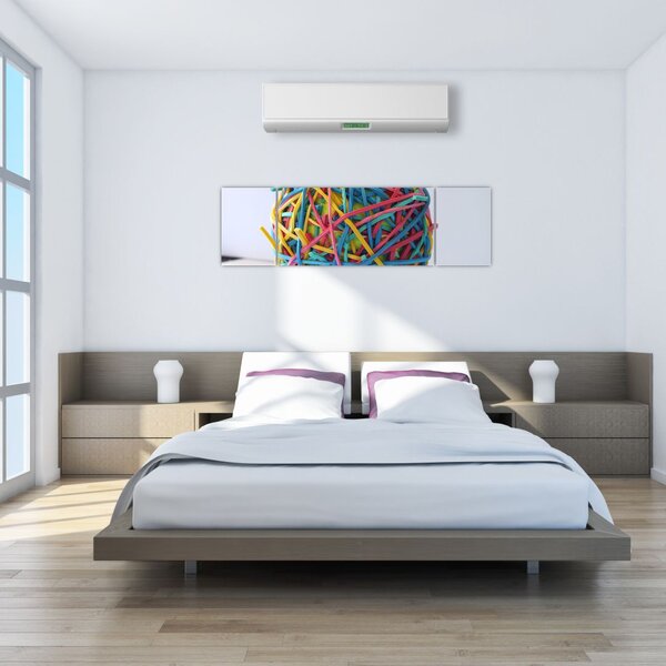 Obraz gumek (170x50 cm)