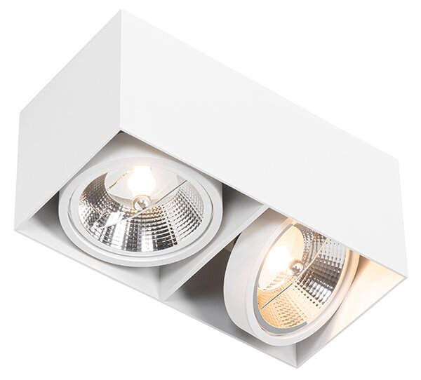 Inteligentny reflektor biały prostokątny 2-punktowy z 2 Wifi GU10 111mm - Box