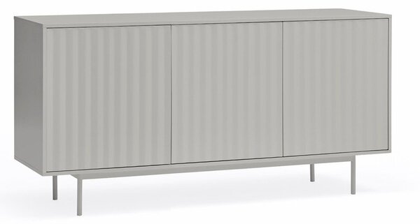 Szara niska komoda 159x80 cm Sierra – Teulat