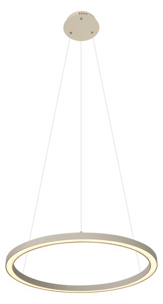Lampa wisząca Design Beżowa 60cm z LED Ściemnianą 3-stopniowo - Girello