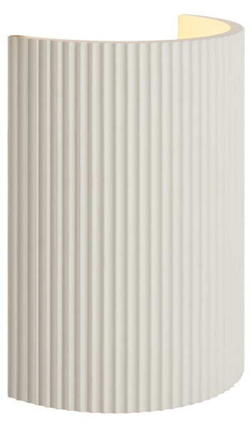 Skandynawska Lampa Ścienna Beżowa Owalna - Plaster