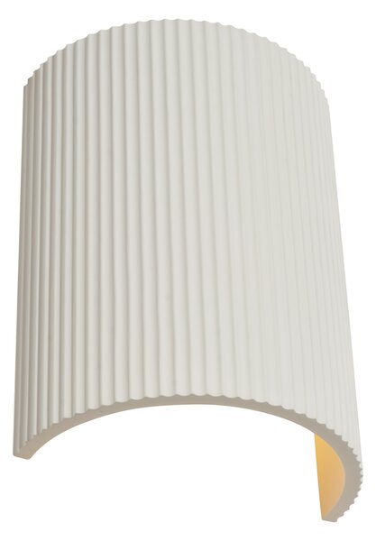 Skandynawska Lampa Ścienna Beżowa Owalna - Plaster