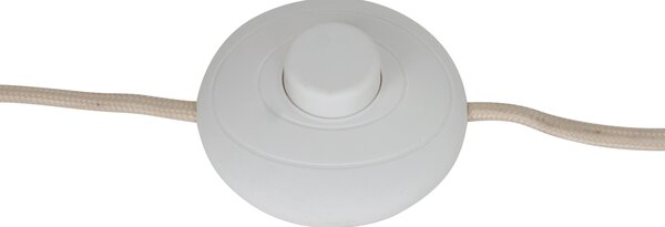 Retro Lampa Podłogowa Beżowa z Matowym Szkłem - Fedde