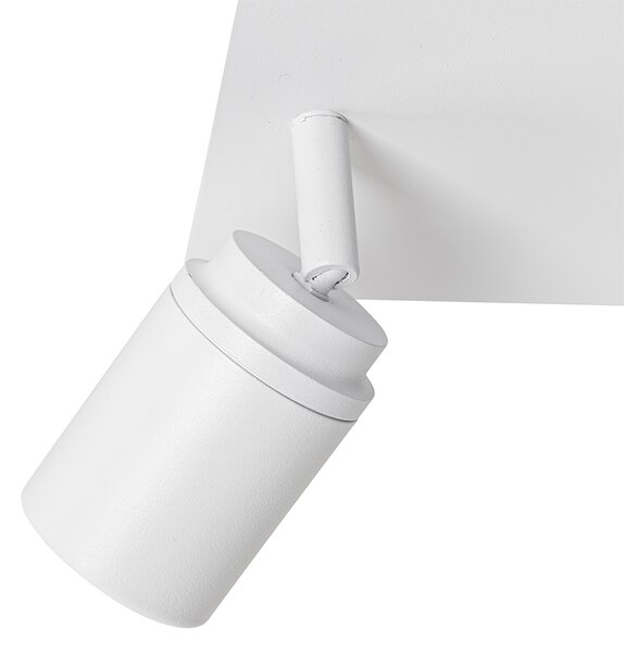 Inteligentny reflektor łazienkowy biały kwadratowy 2-punktowy IP44 z 2 Wifi GU10 50mm - Ducha