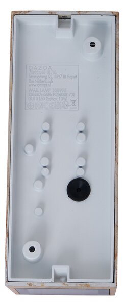Skandynawski kinkiet drewniany 2-punktowy GU10 70mm IP54 - Baleno