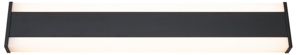 Nowoczesny kinkiet czarny CCT 60 cm z LED IP54 - Vanya