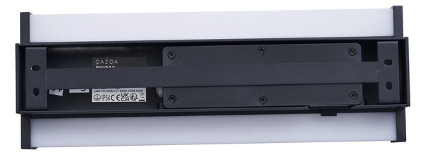 Nowoczesny kinkiet czarny 30 cm z LED CCT IP54 - Vanya